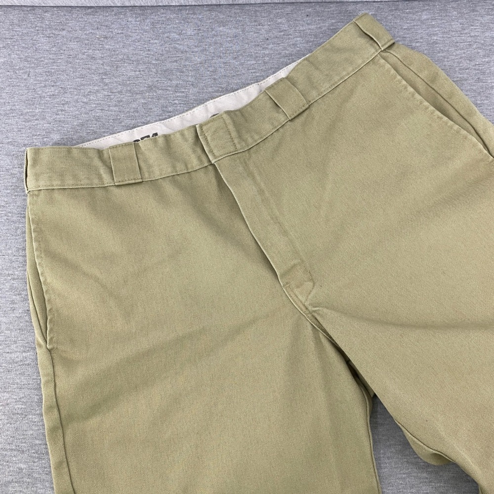 Dickies 874 Original Fit Work Pants 36x23.5 Tan‎ Chino Casual Trousers Mens